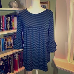 Cute Ruffle Sleeve Top